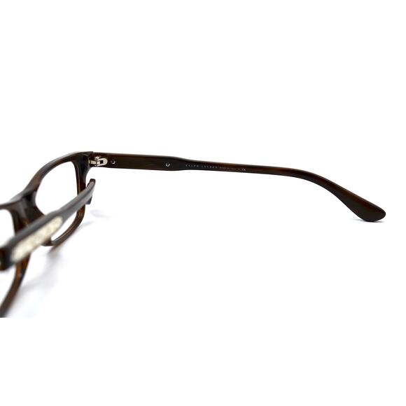 RALPH LAUREN RL 6115 5472 BROWN HORN AUTHENTIC EYEGLASSES FRAME - Picture 7 of 12